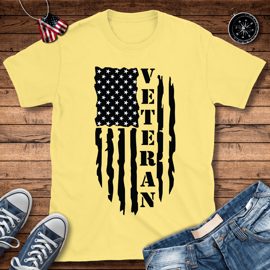 USA Flag Veteran T-Shirt