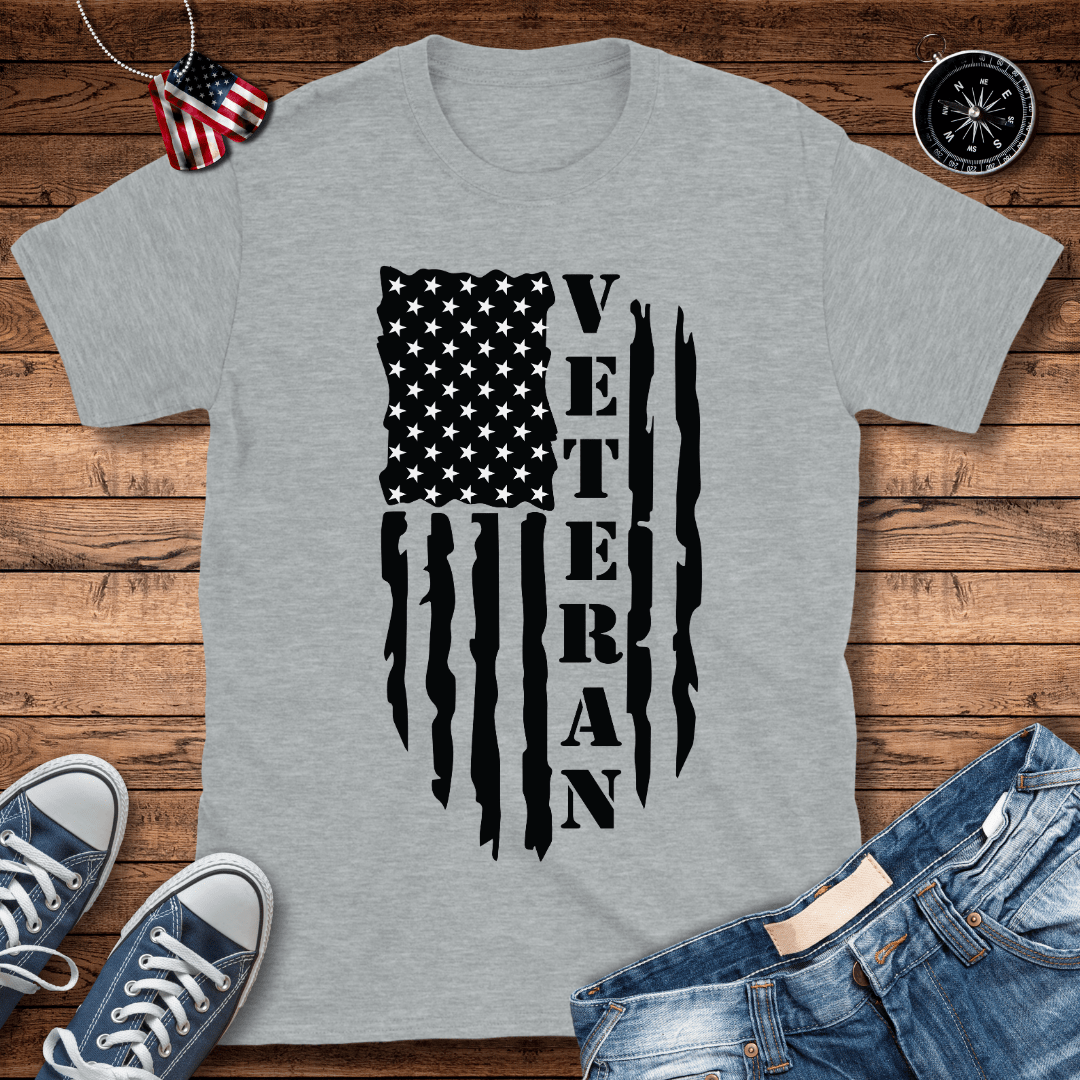 USA Flag Veteran T-Shirt