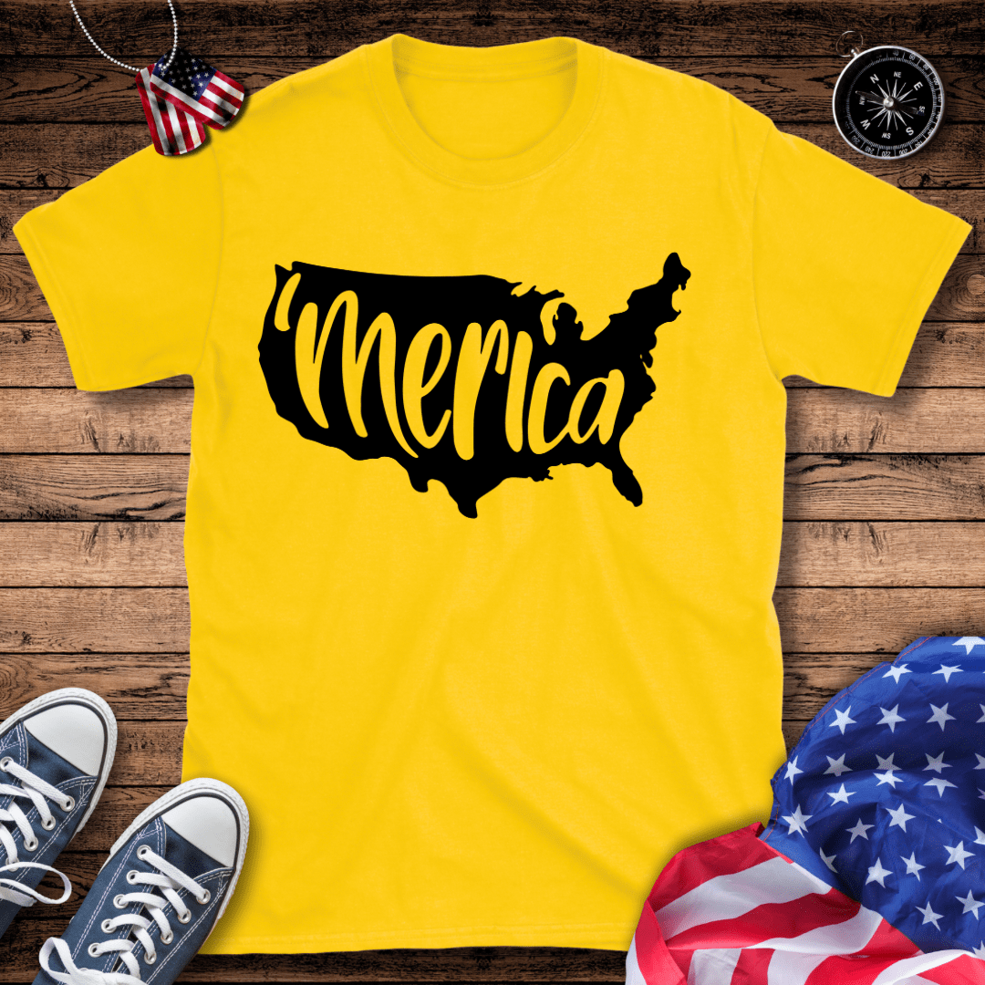'Merica Map T-Shirt