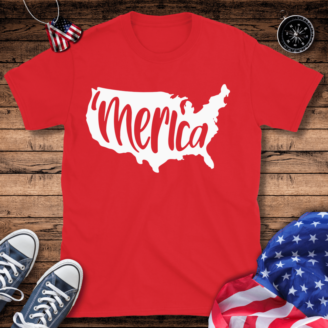 'Merica Map T-Shirt