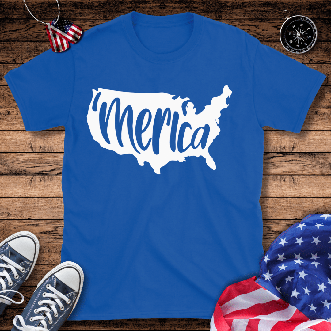 'Merica Map T-Shirt