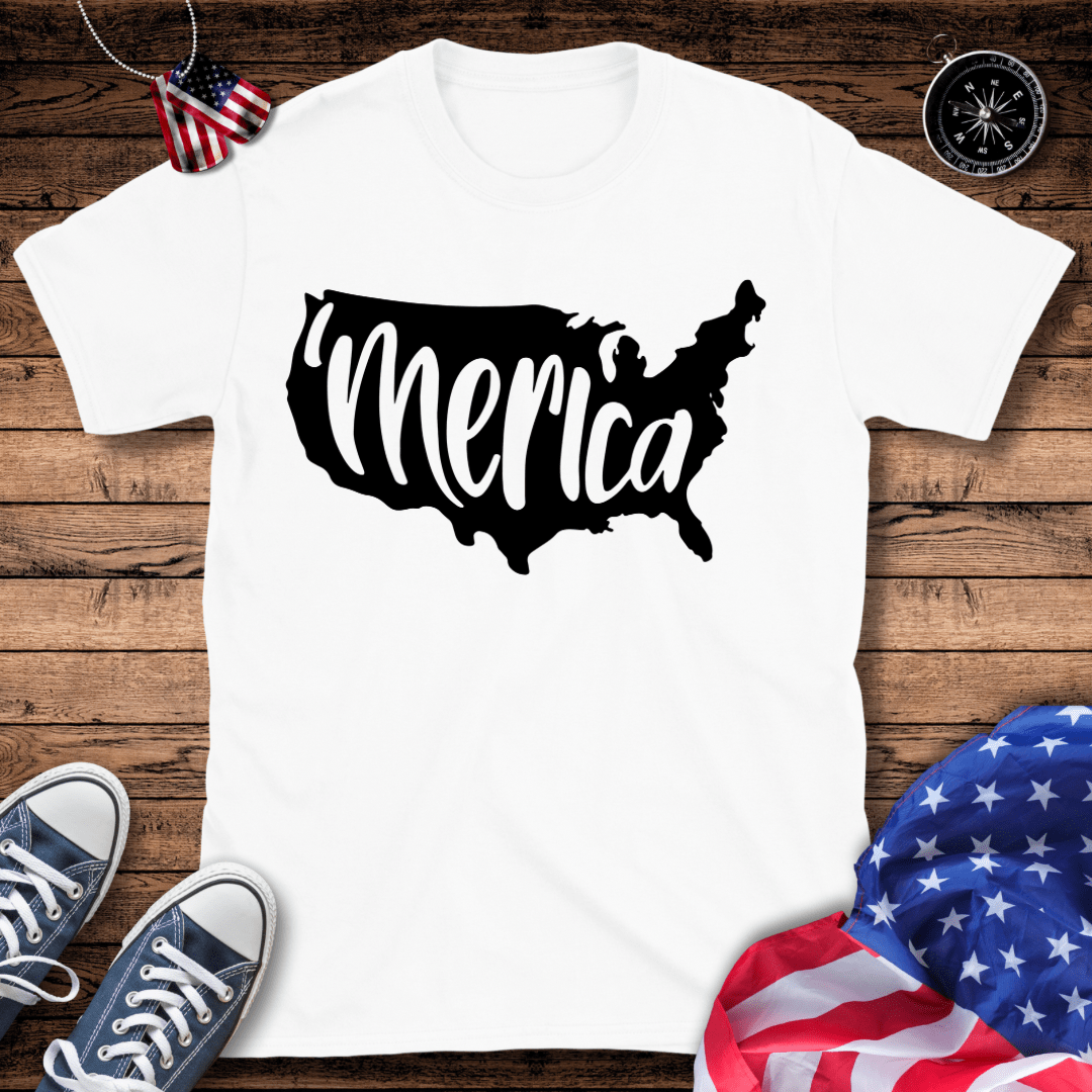 'Merica Map T-Shirt