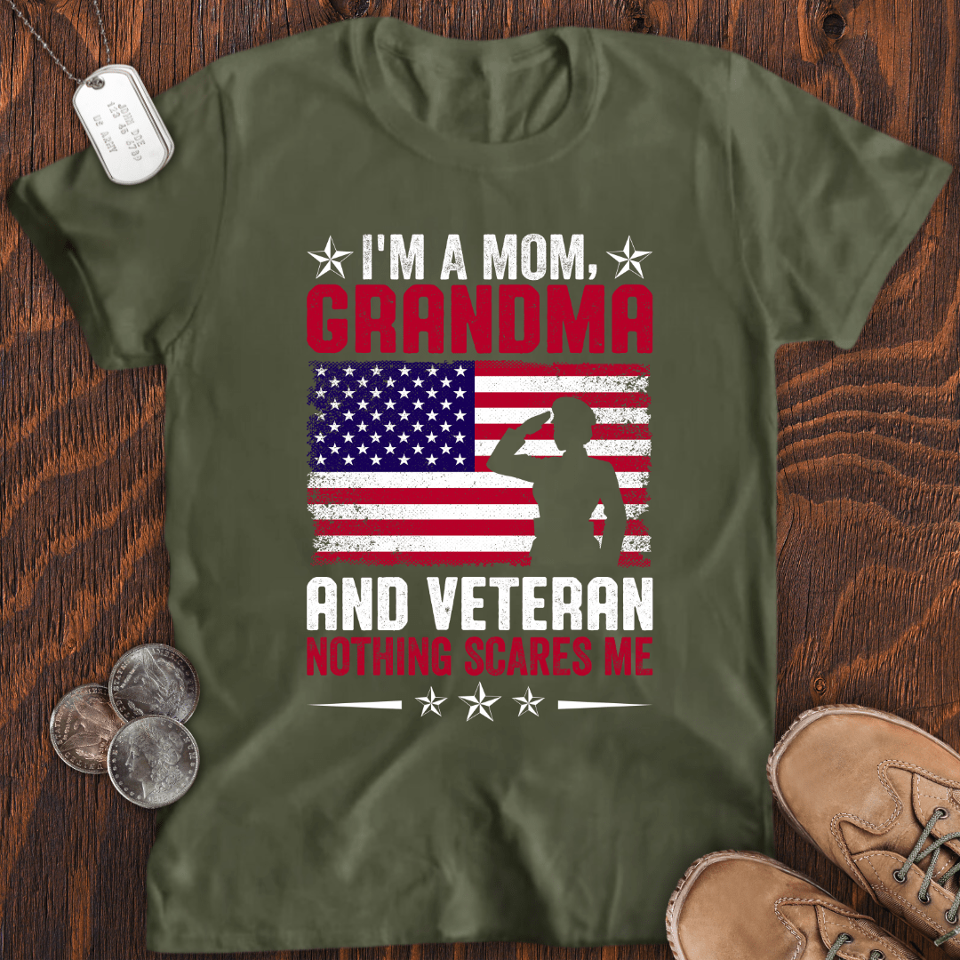 Mom Grandma Veteran T-Shirt