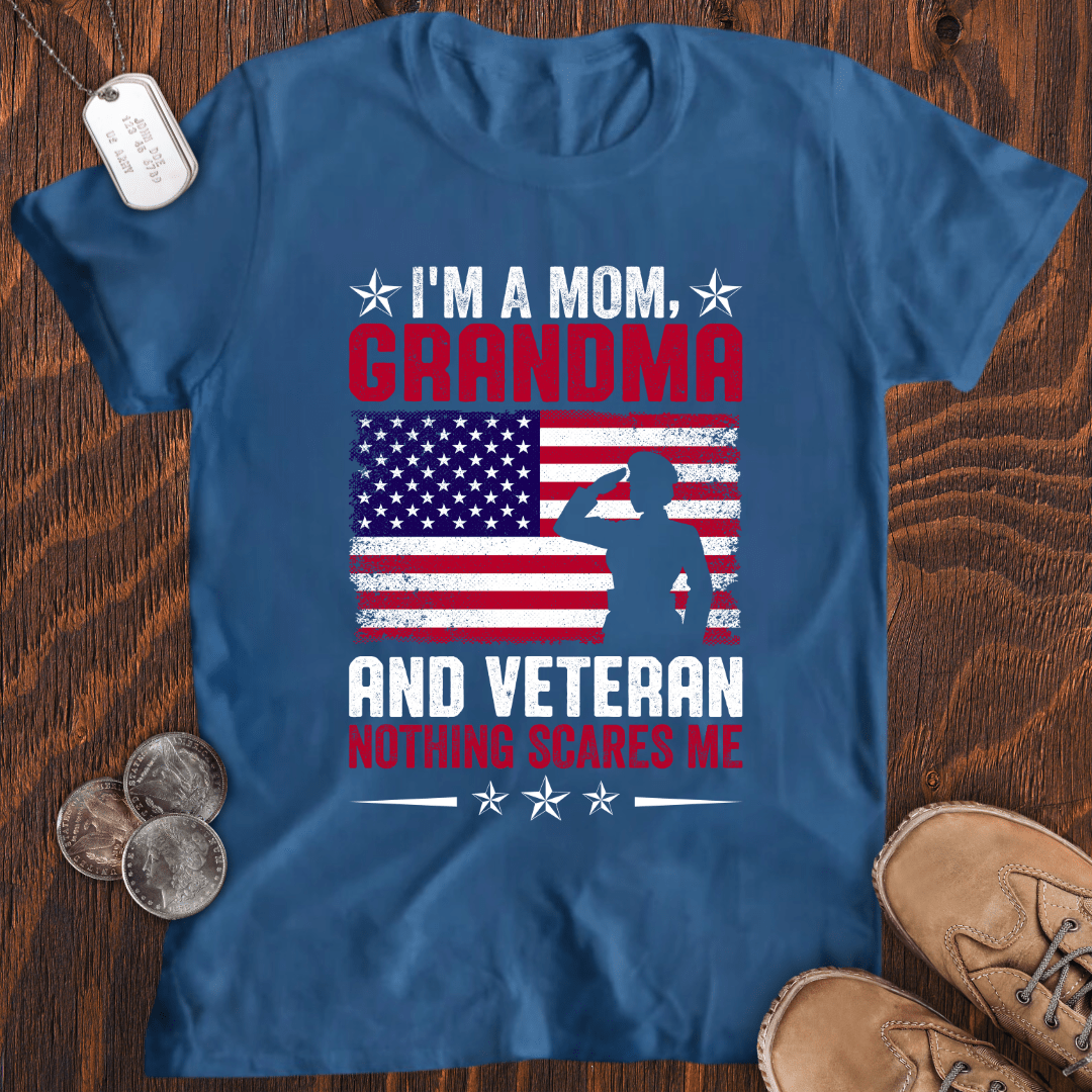 Mom Grandma Veteran T-Shirt