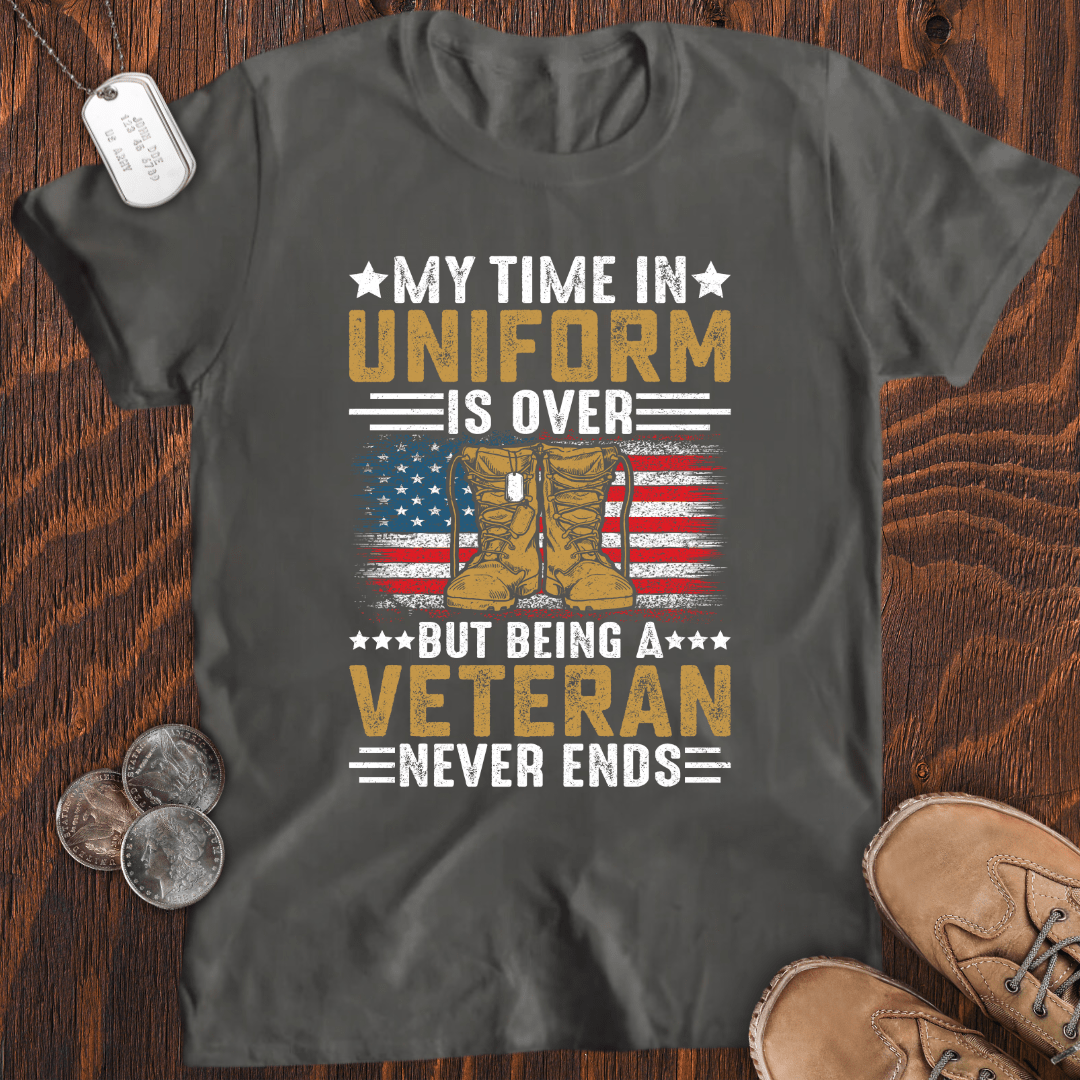 Being Veteran Never Ends T-Shirt