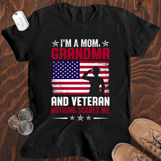 Mom Grandma Veteran T-Shirt