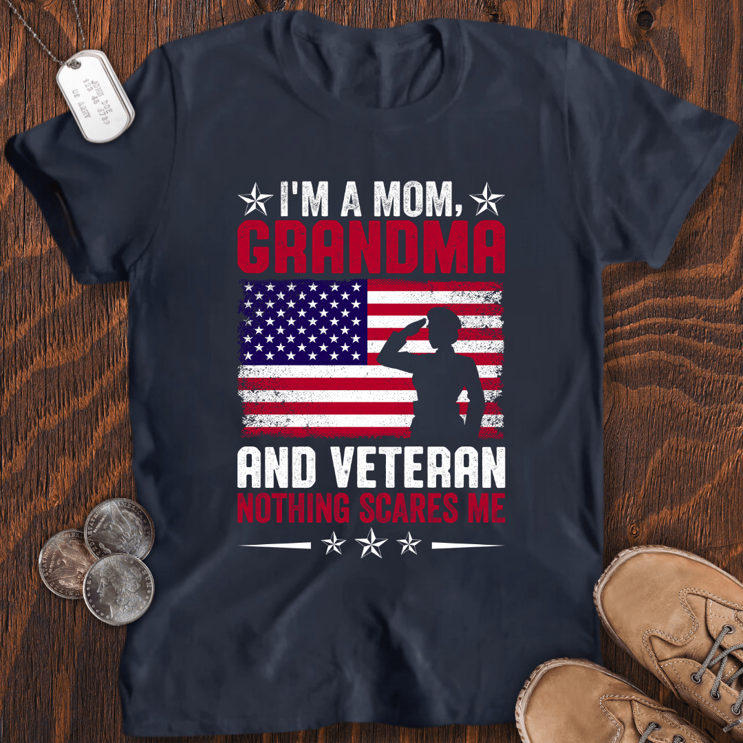 Mom Grandma Veteran T-Shirt