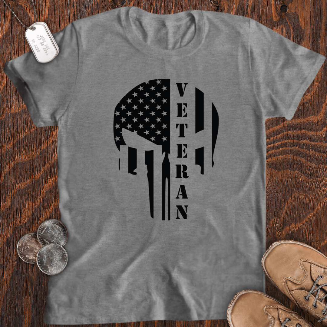 Veteran Skull Flag T-Shirt