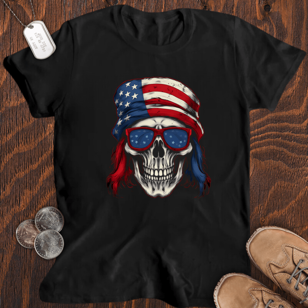 Flag Skull Bandana T-Shirt