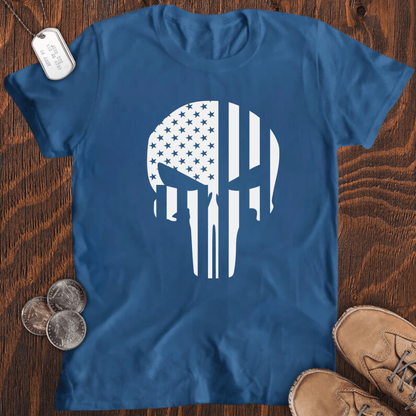 USA Flag Skull T-Shirt