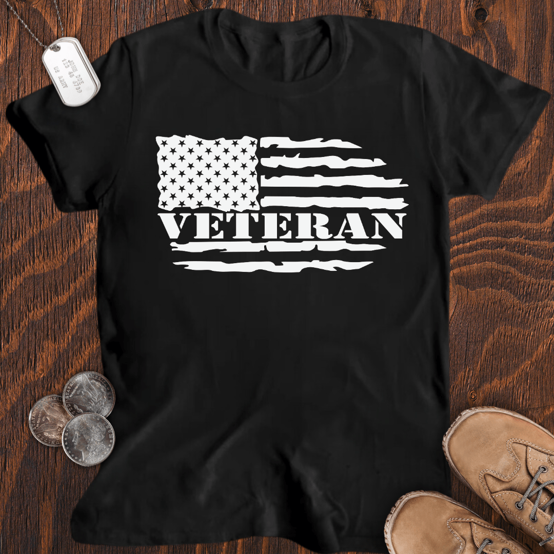 USA Flag Veteran V2 T-Shirt