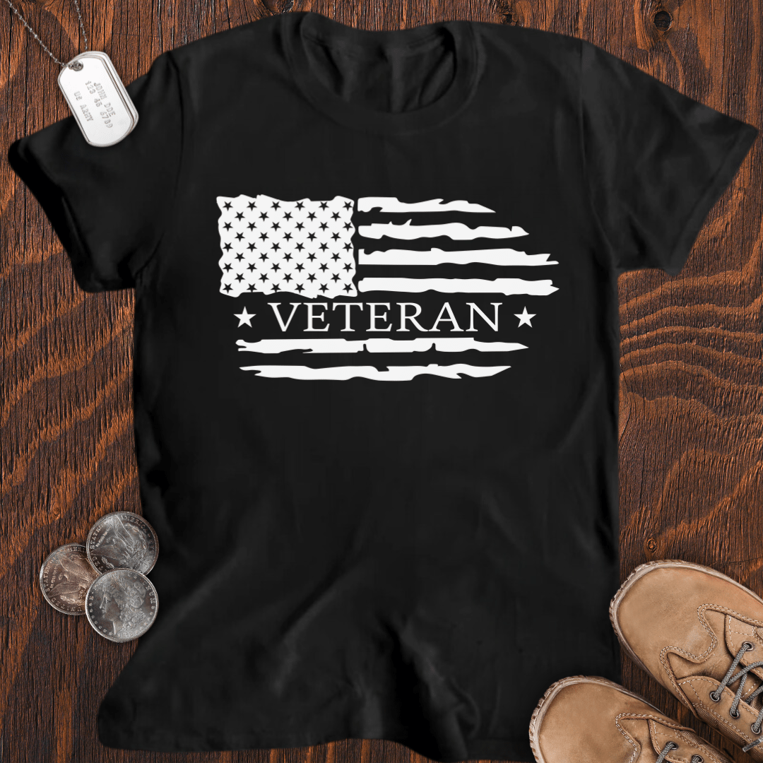 USA Flag Veteran V3 T-Shirt