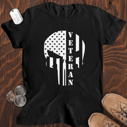 Veteran Skull Flag T-Shirt