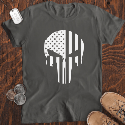 USA Flag Skull T-Shirt