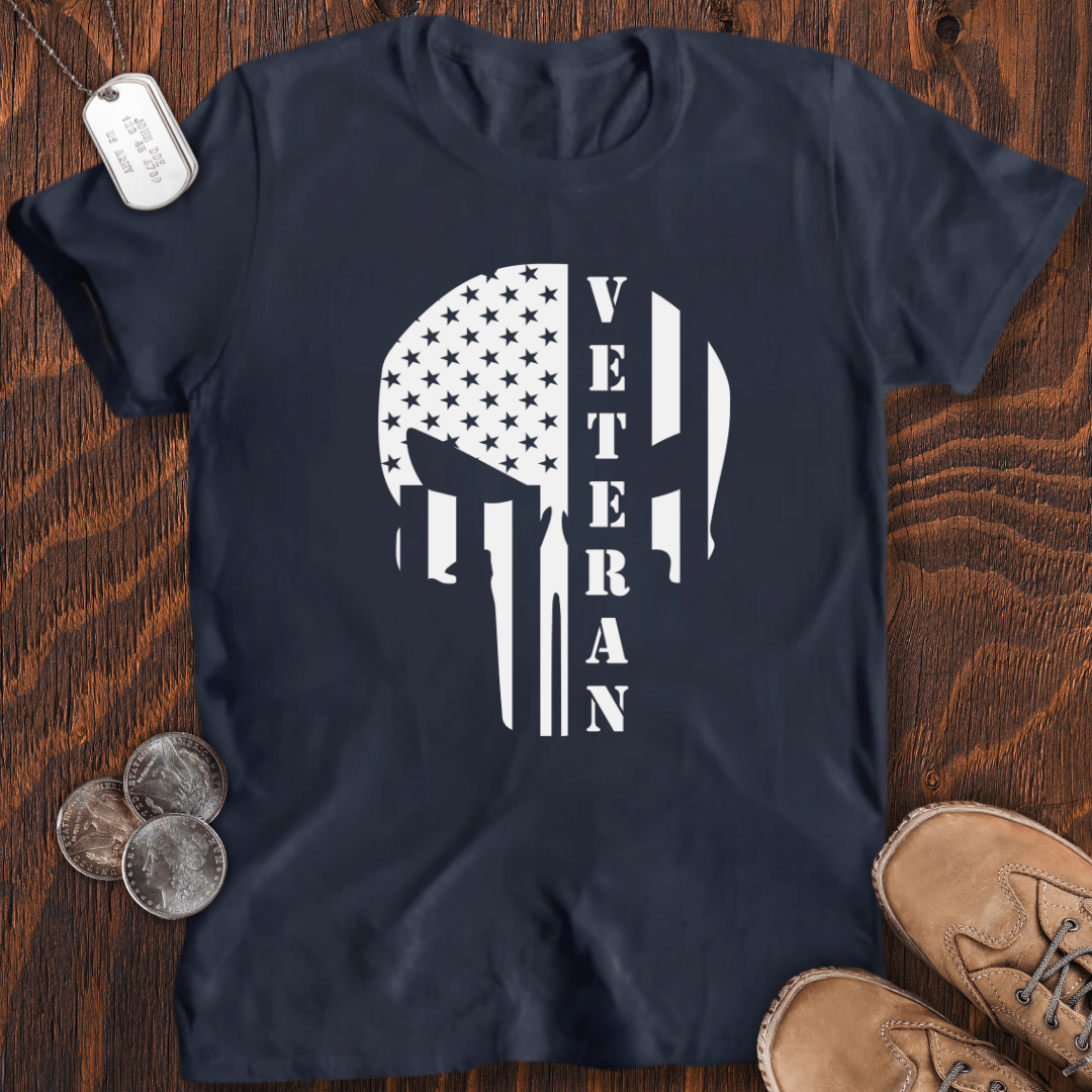 Veteran Skull Flag T-Shirt