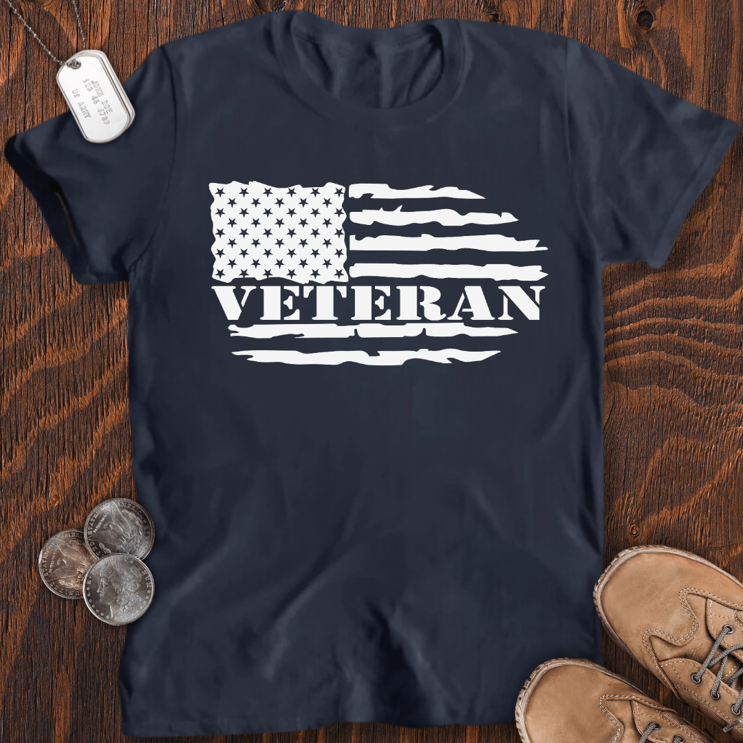 USA Flag Veteran V2 T-Shirt