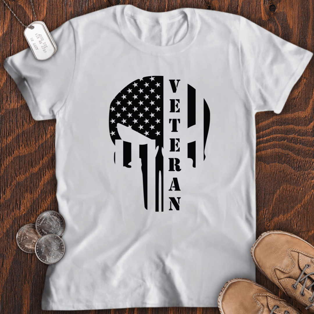 Veteran Skull Flag T-Shirt