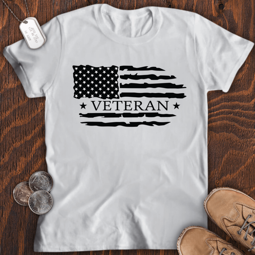 USA Flag Veteran V3 T-Shirt