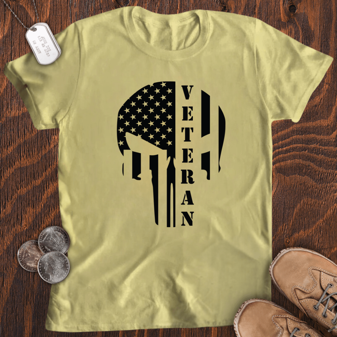 Veteran Skull Flag T-Shirt