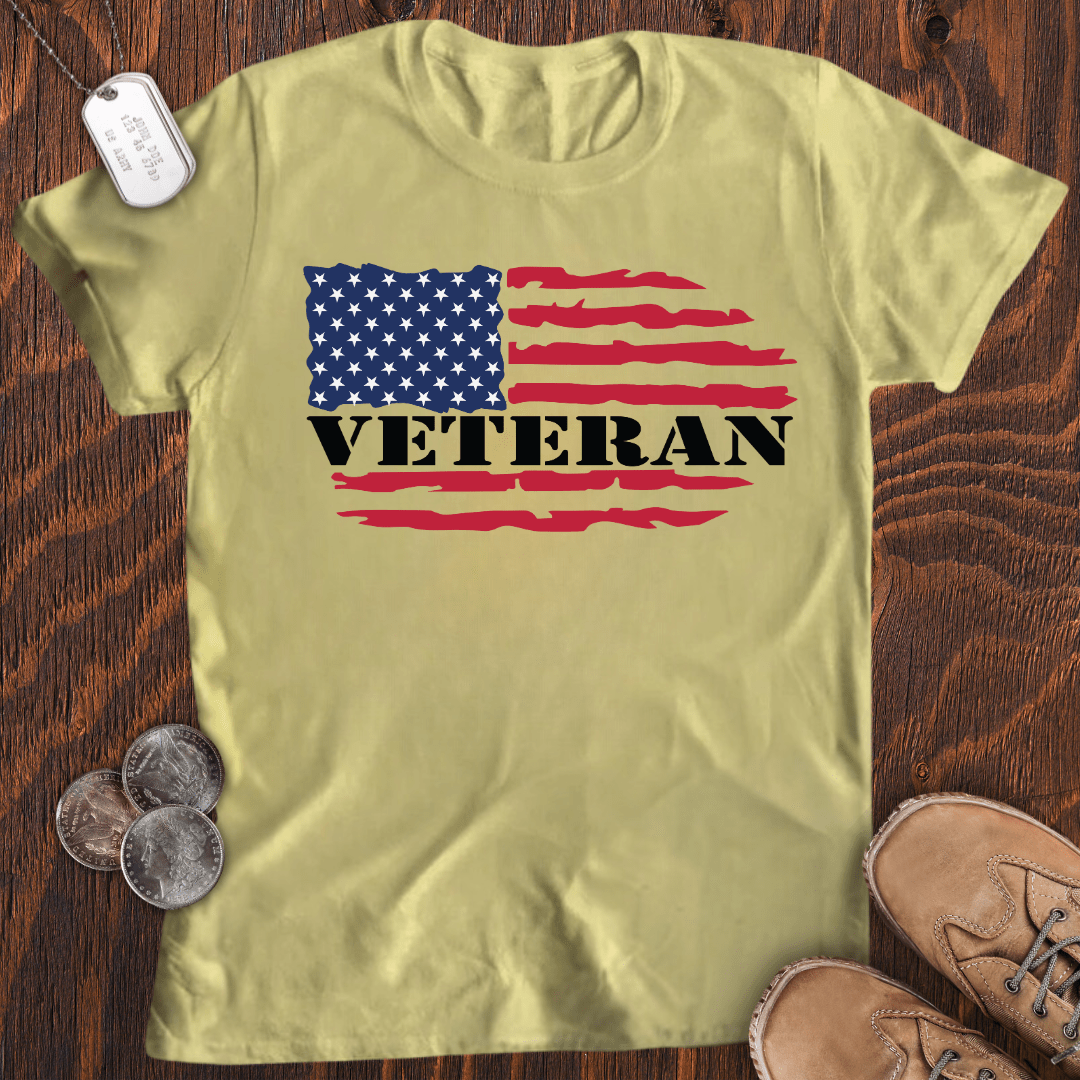 USA Flag Veteran V2 T-Shirt