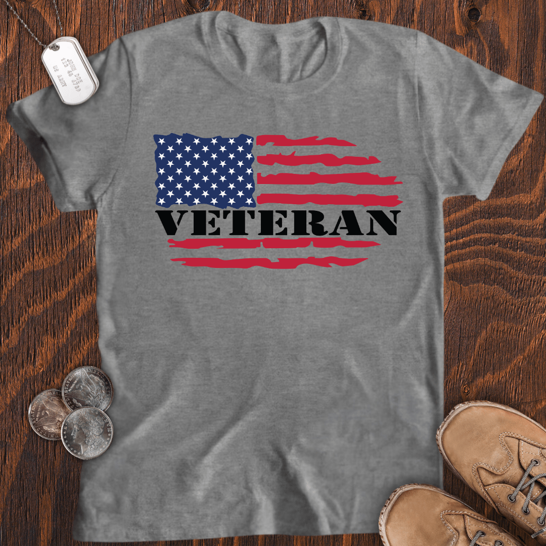 USA Flag Veteran V2 T-Shirt