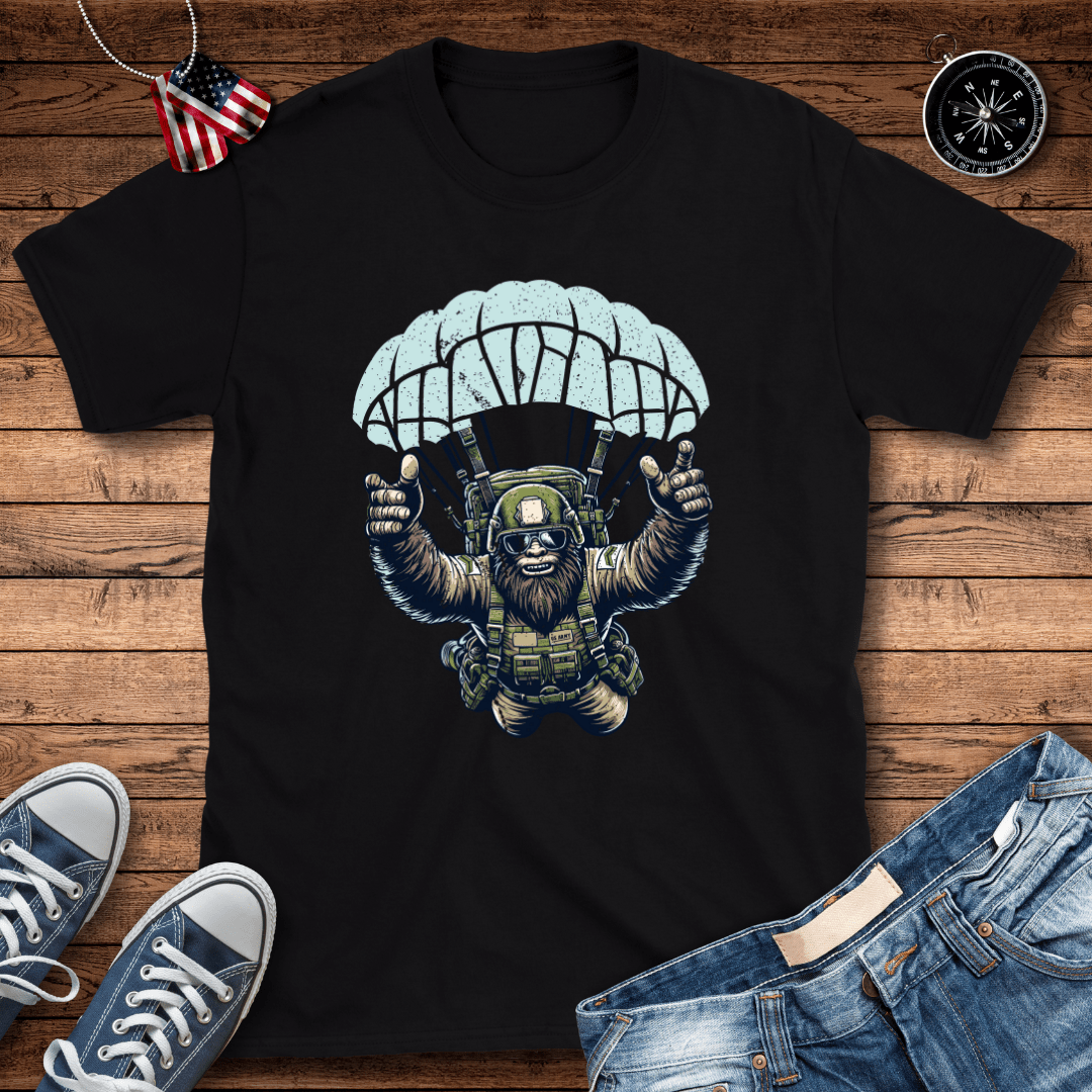 Paratrooper Bigfoot T-Shirt