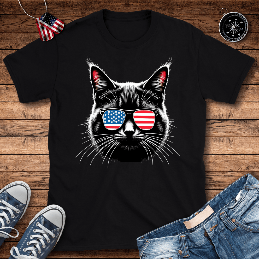 Patriotic Cat V2 T-Shirt