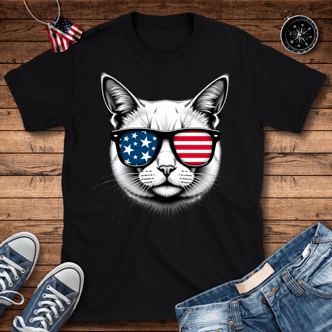 Patriotic Cat T-Shirt