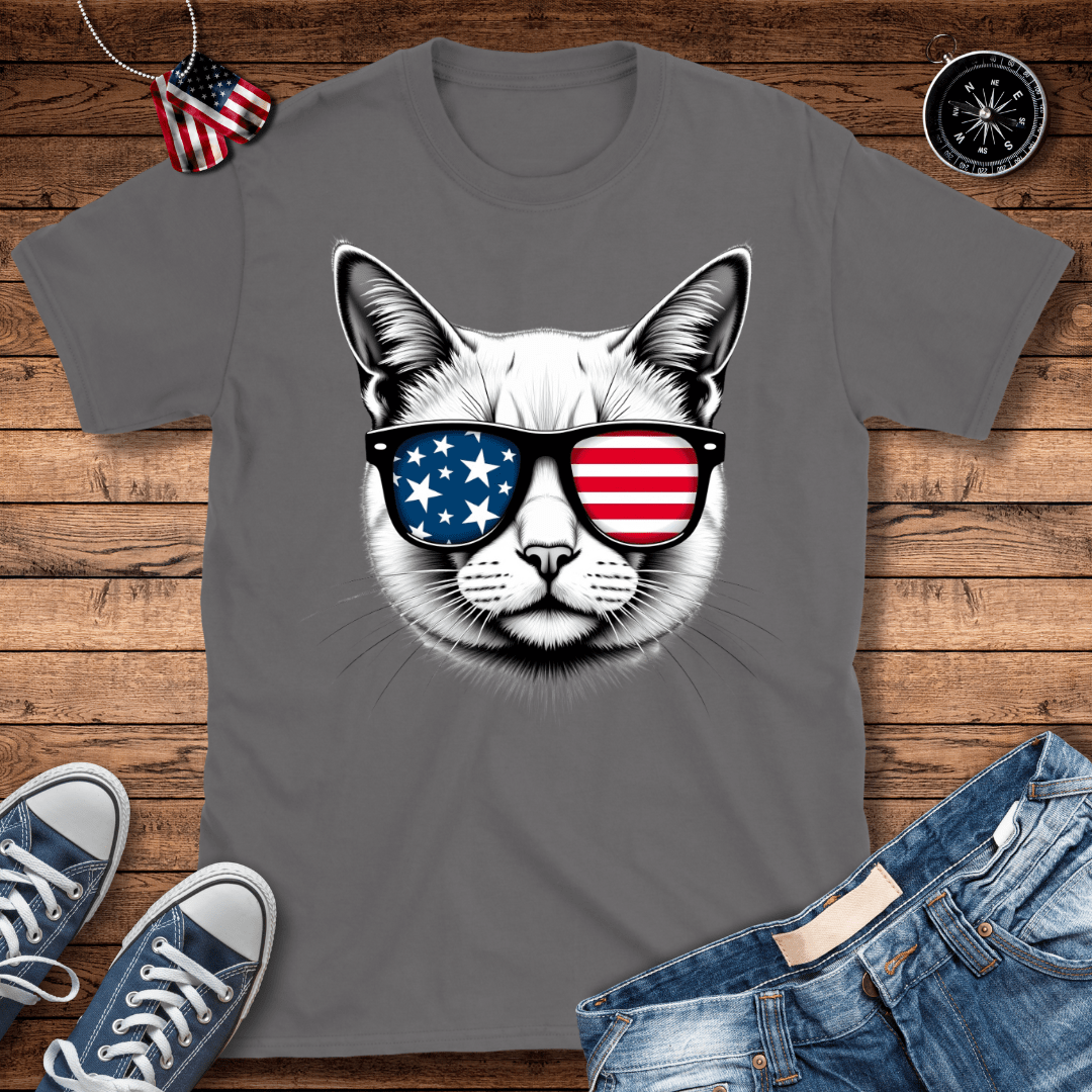 Patriotic Cat T-Shirt