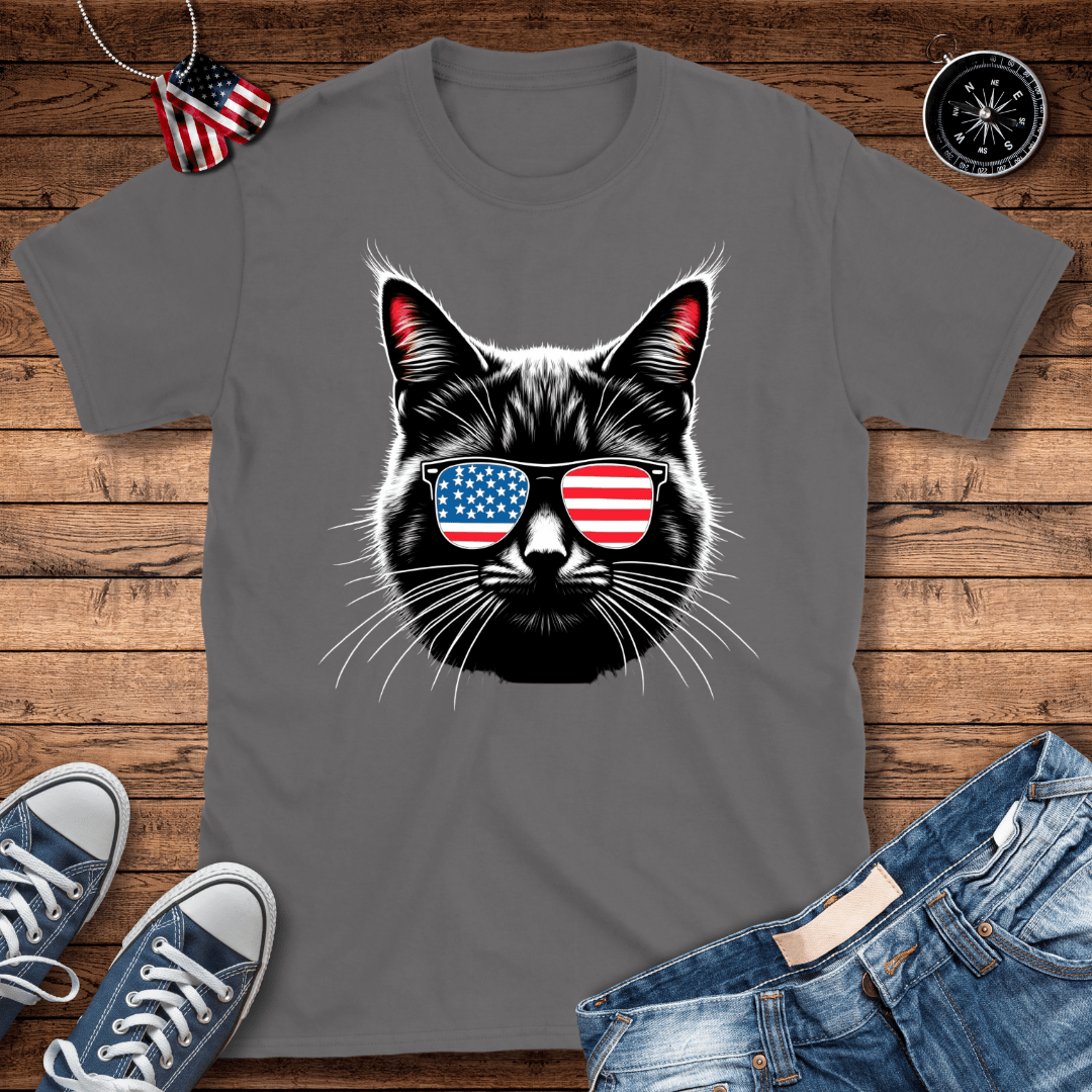 Patriotic Cat V2 T-Shirt