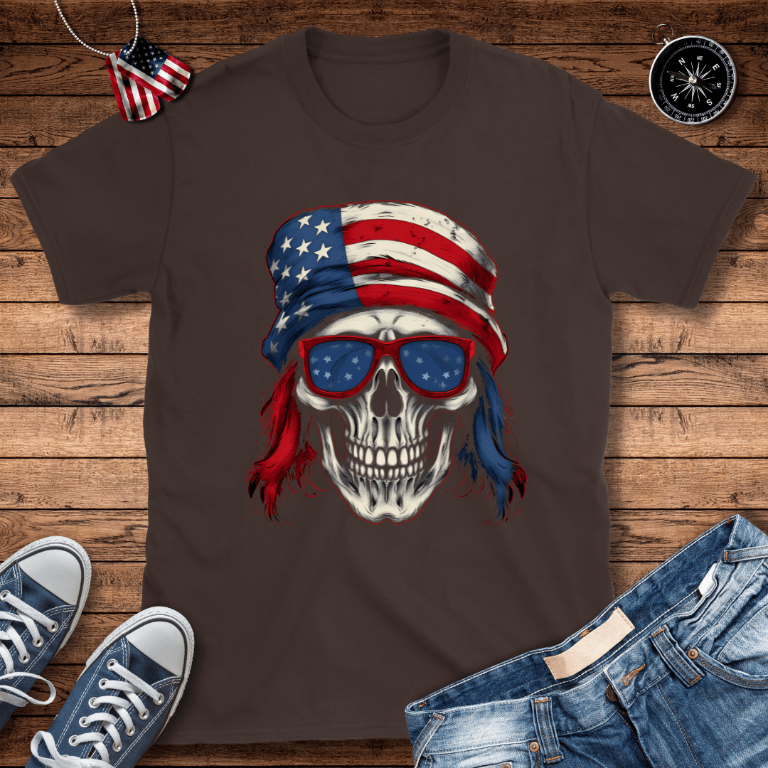 Flag Skull Bandana T-Shirt