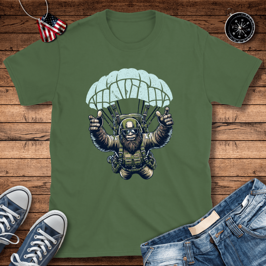 Paratrooper Bigfoot T-Shirt