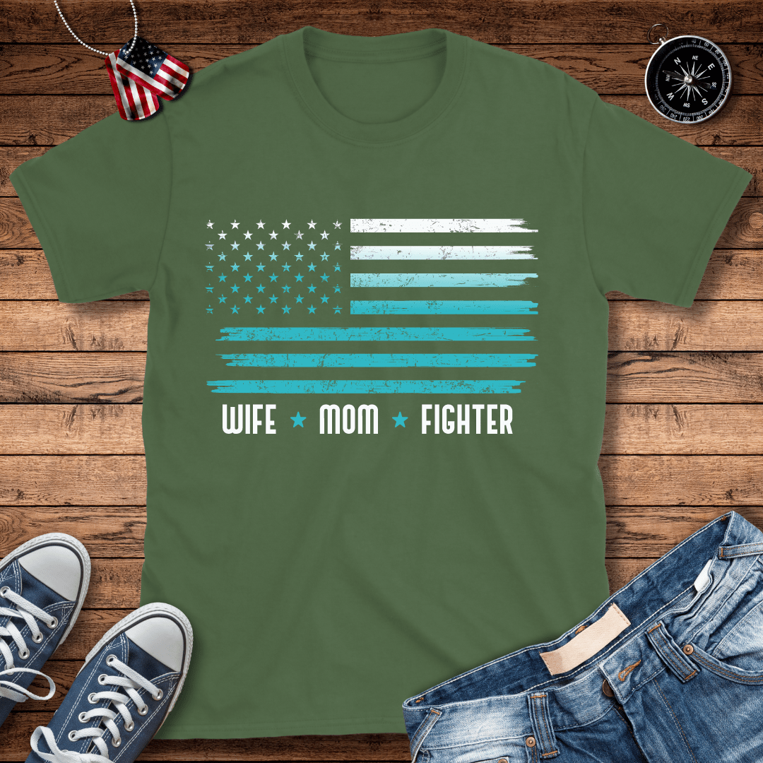 Wife * Mom * Fighter T-Shirt