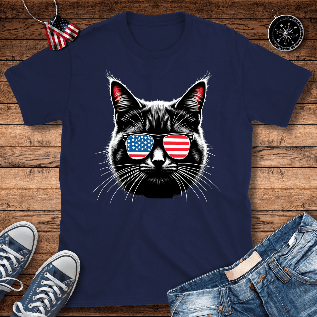 Patriotic Cat V2 T-Shirt