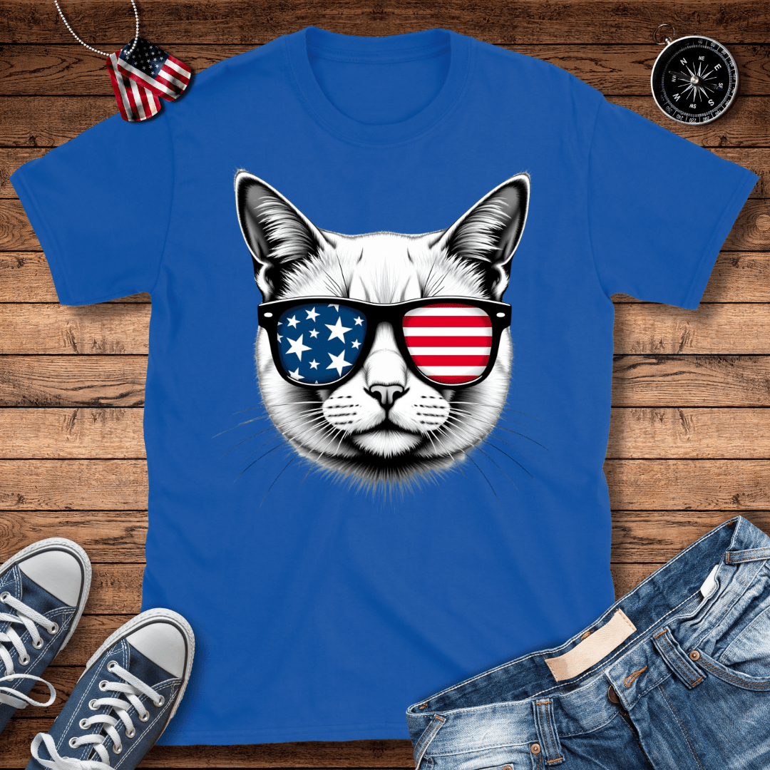 Patriotic Cat T-Shirt