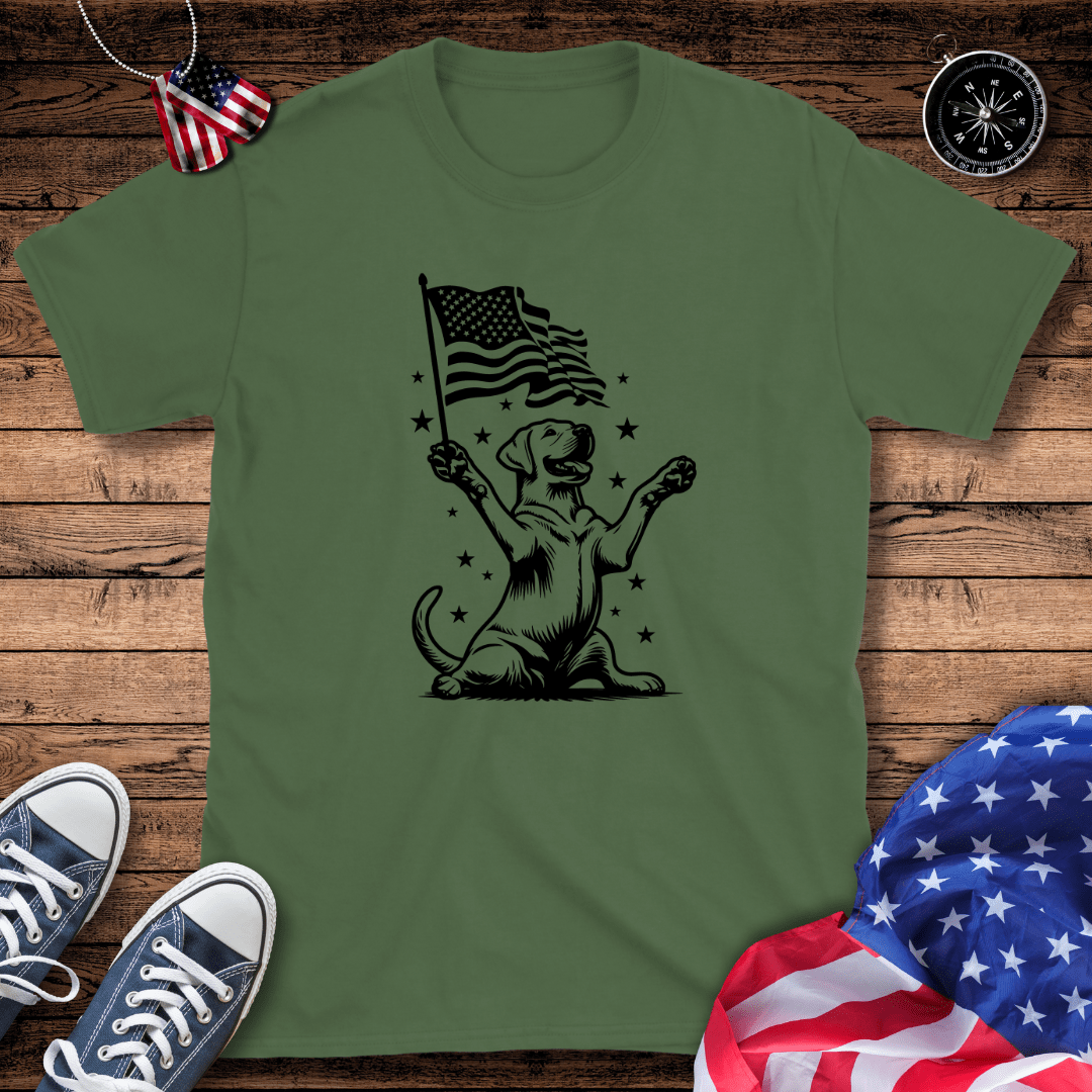 Patriotic Labrador T-Shirt