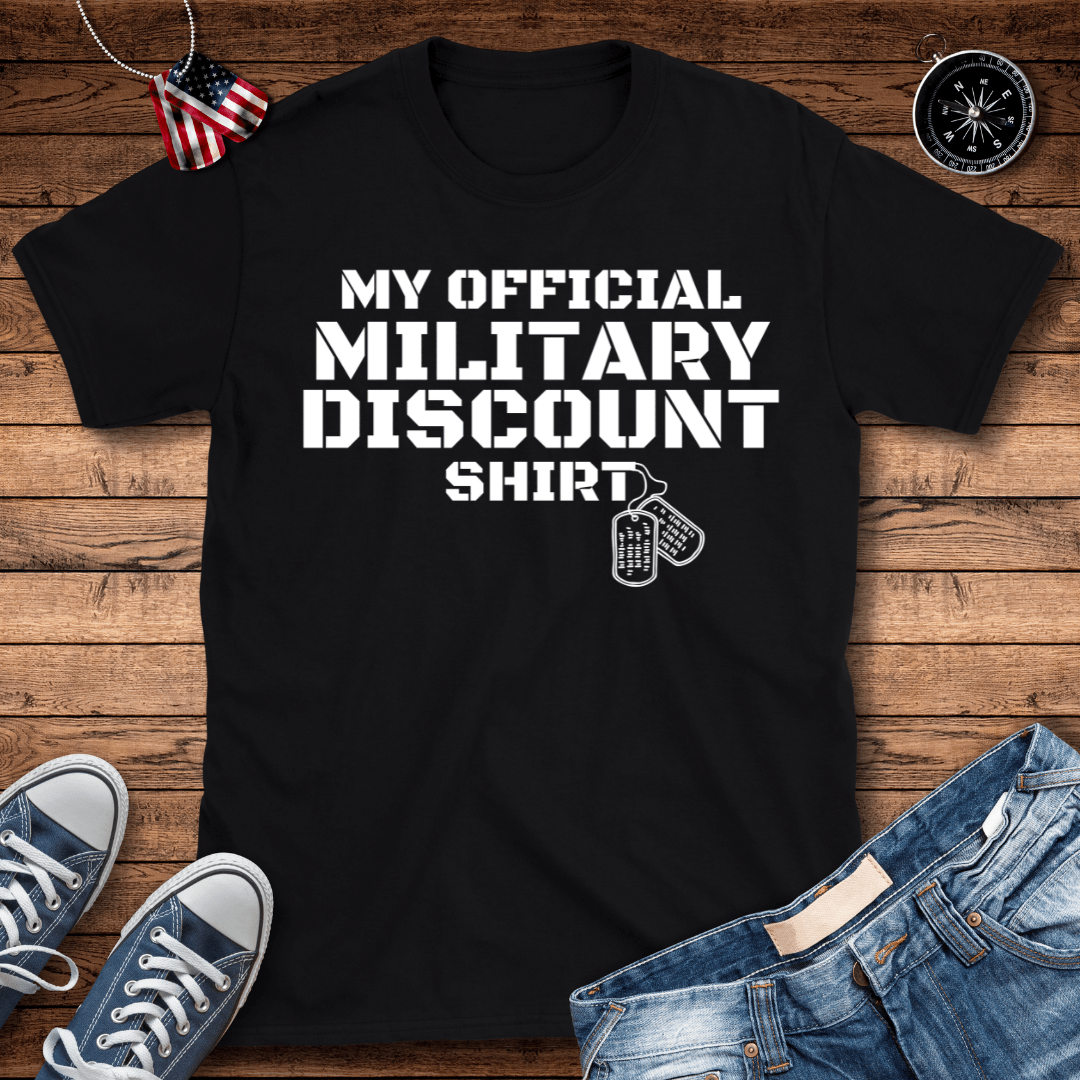 Official Military Discount T-Shirt