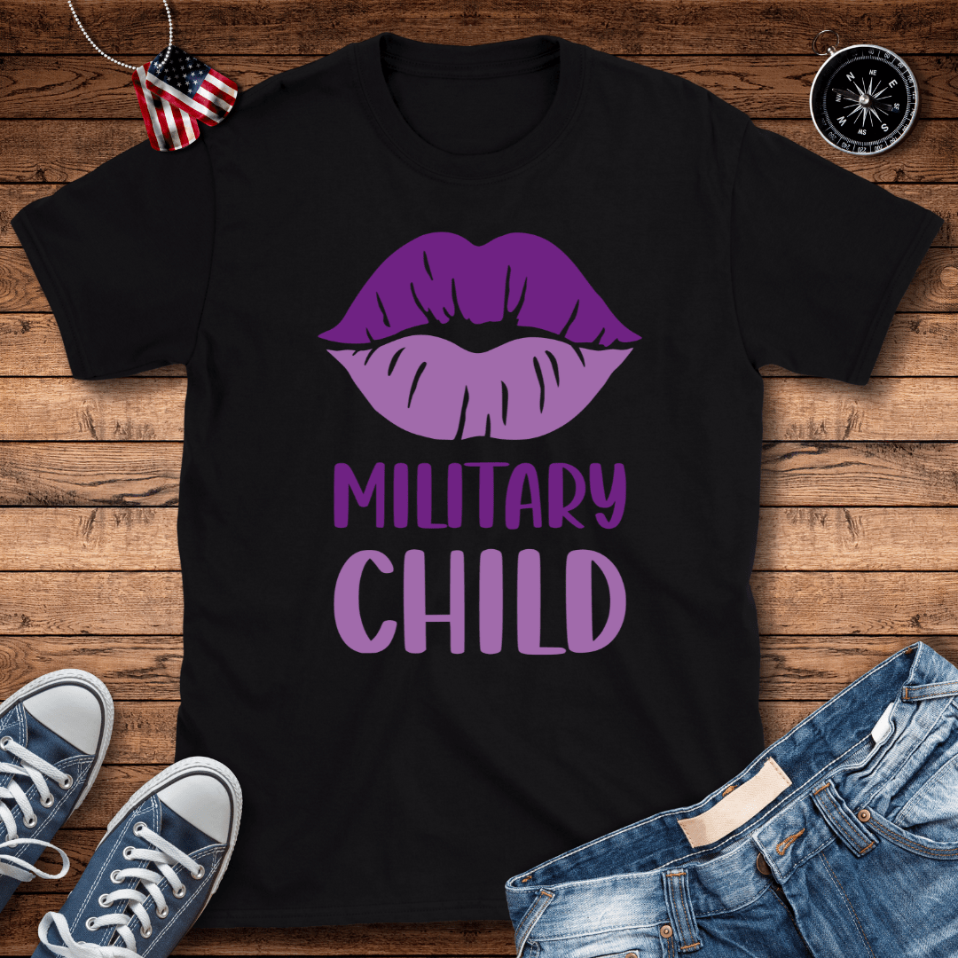 Lips Military Child T-Shirt