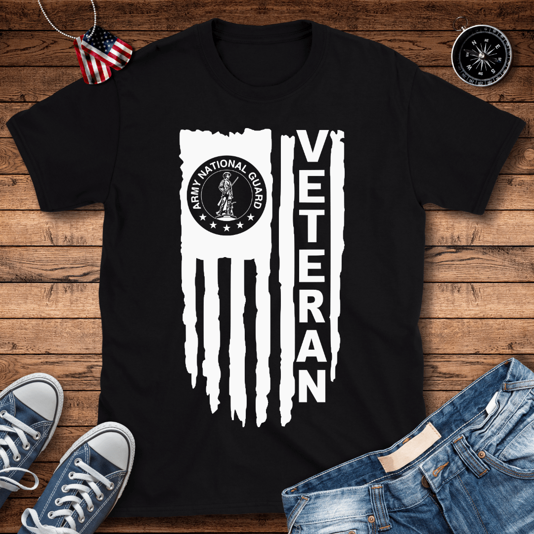 Army NG Veteran Flag T-Shirt