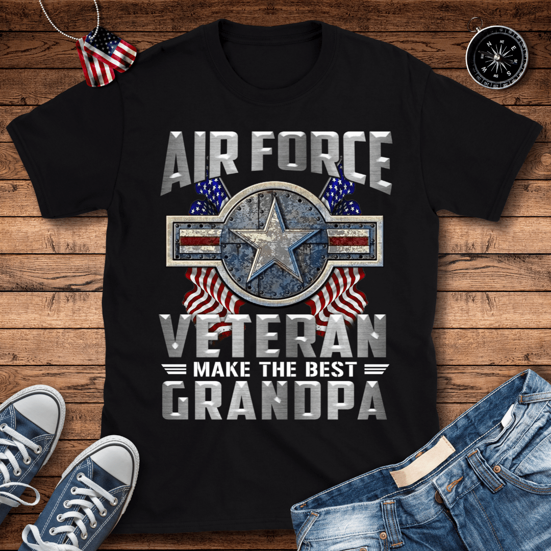 Air Force Veteran Grandpa T-Shirt