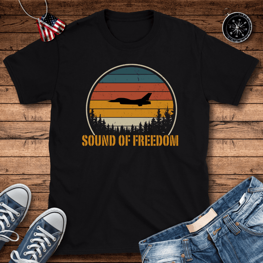 Sound Of Freedom Jet T-Shirt