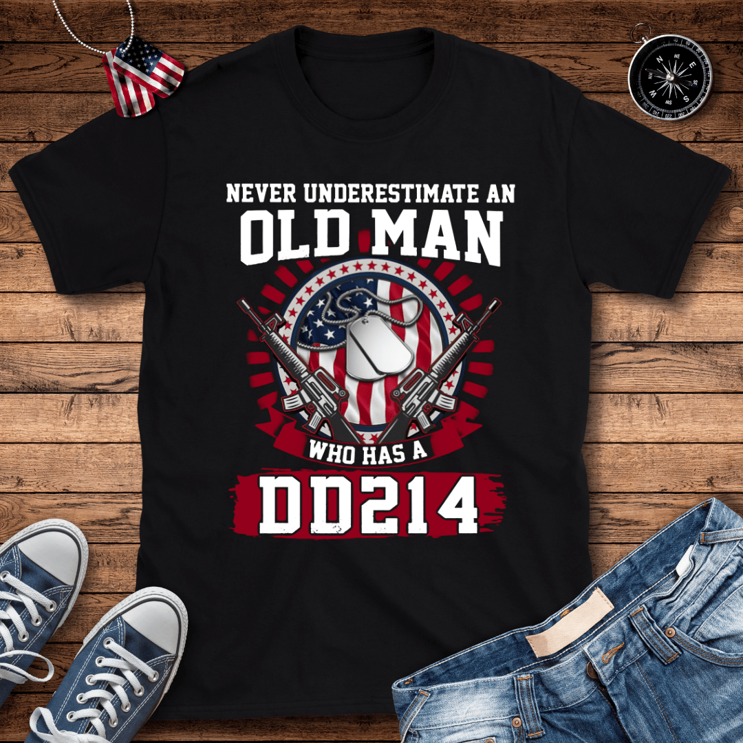 Old Man Who Has DD214 T-Shirt