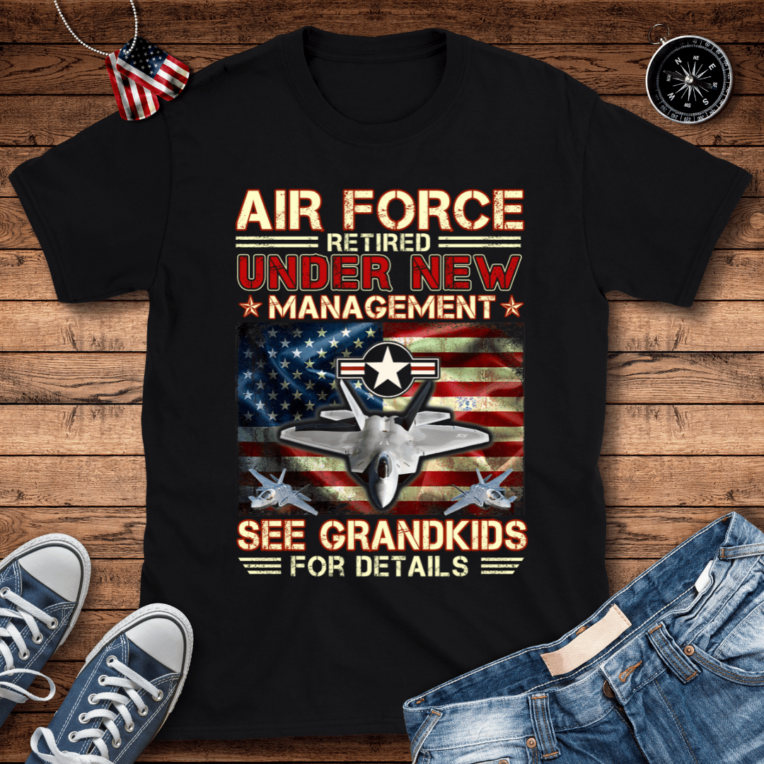 Retired New Management Jet T-Shirt