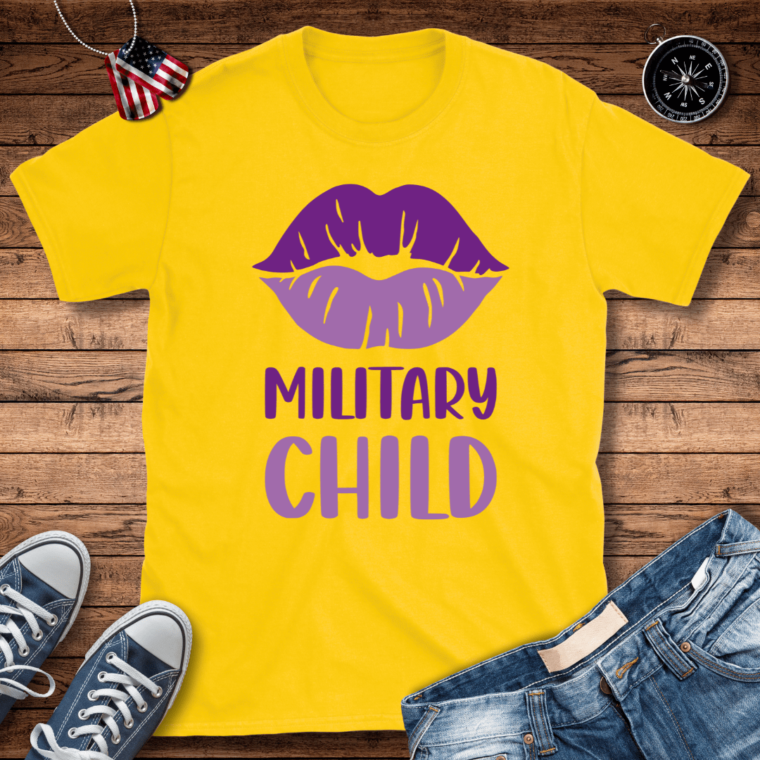 Lips Military Child T-Shirt