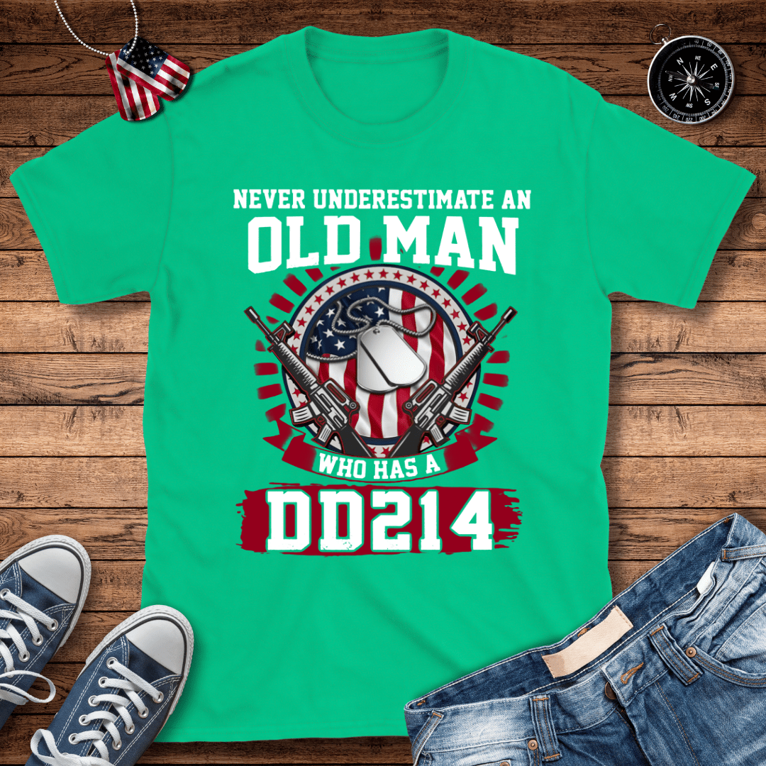 Old Man Who Has DD214 T-Shirt