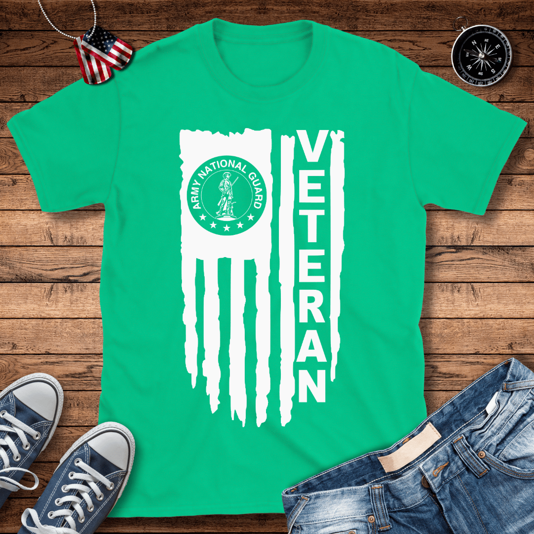 Army NG Veteran Flag T-Shirt