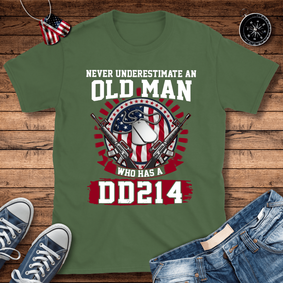 Old Man Who Has DD214 T-Shirt