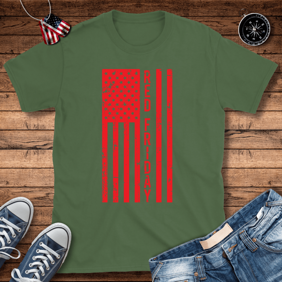 RED Friday Flag T-Shirt