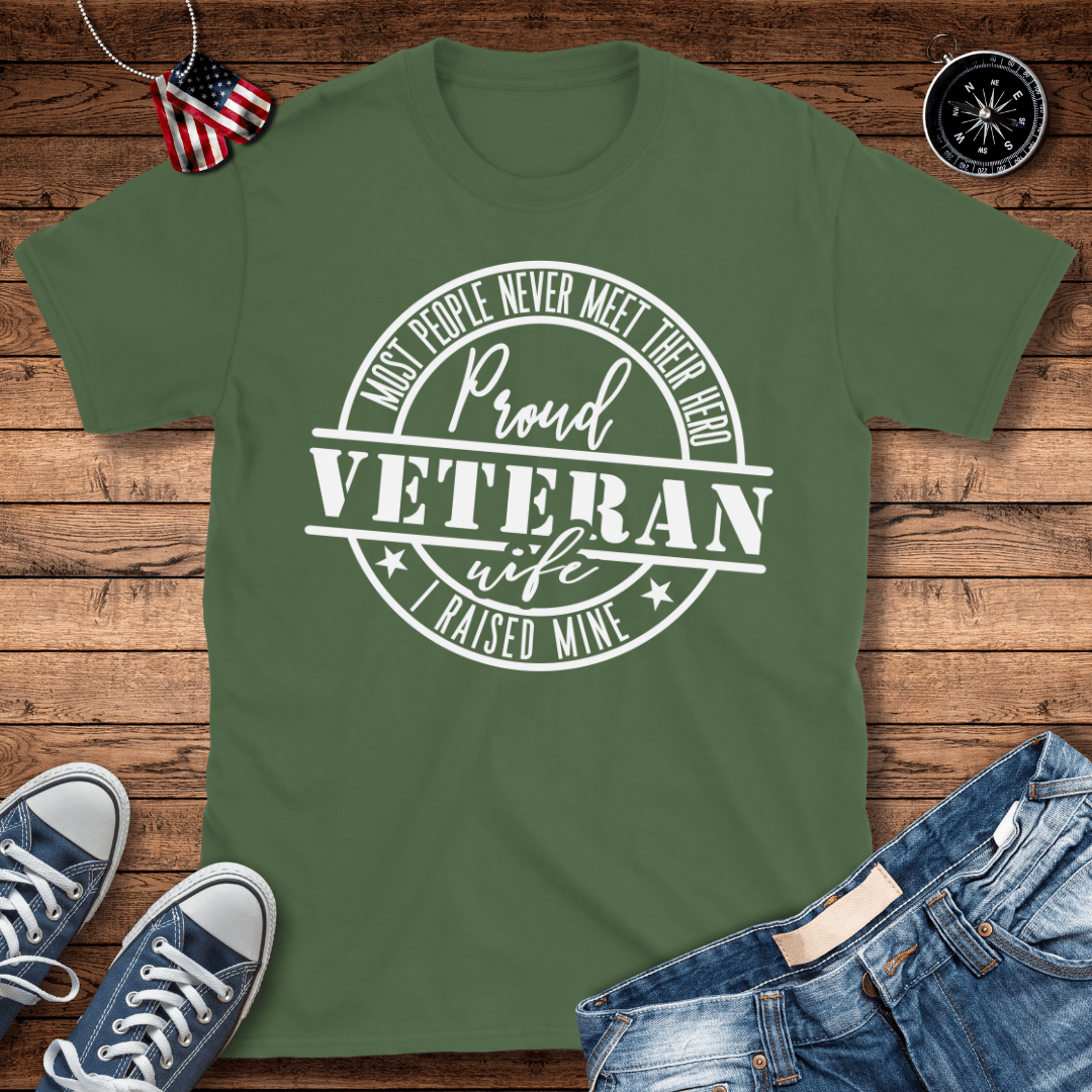 Proud Veteran Wife T-Shirt