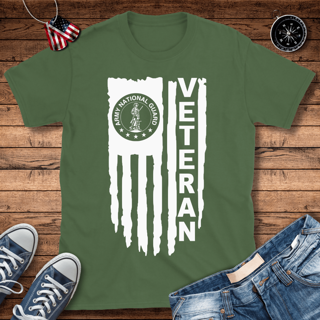 Army NG Veteran Flag T-Shirt